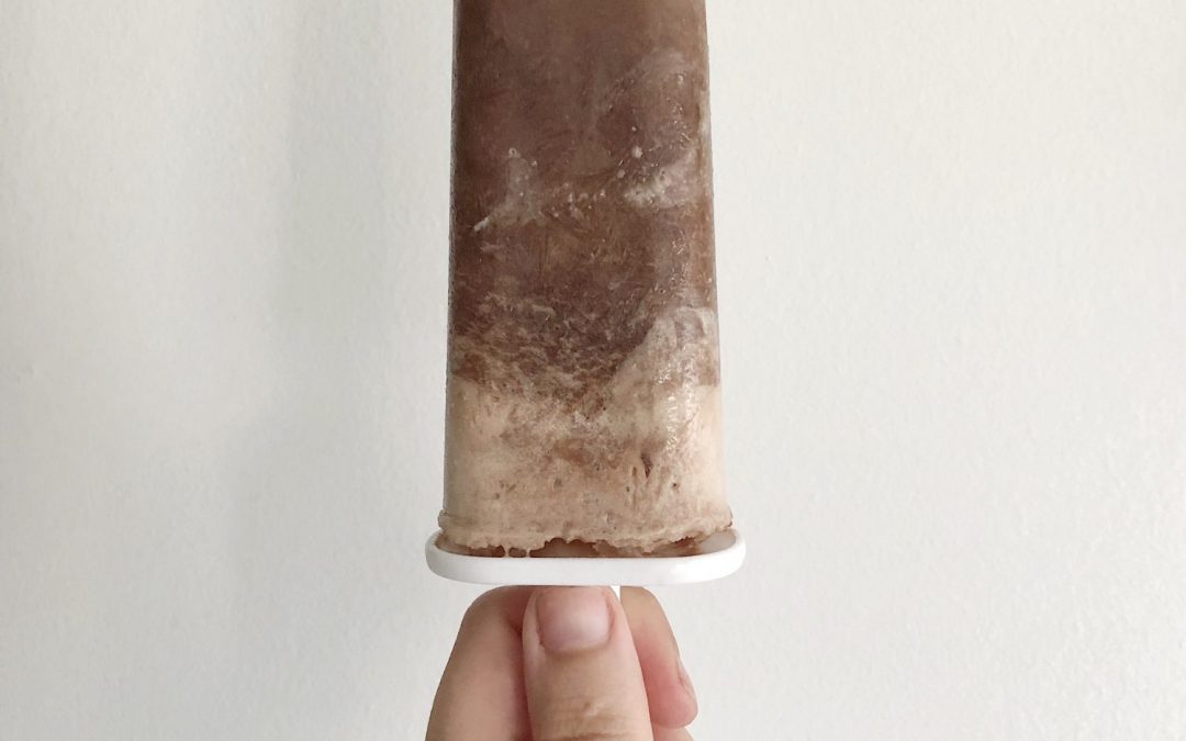 Chocolate Banana Smoothie Popsicles